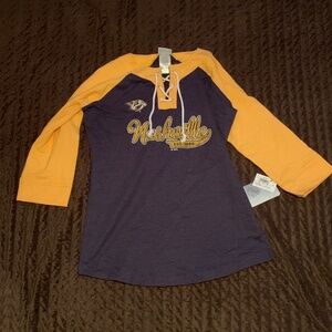 Nashville predators women’s shirt (NWT)